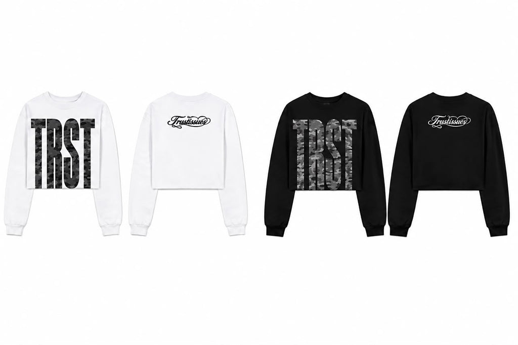 Long sleeve crop "TRST"