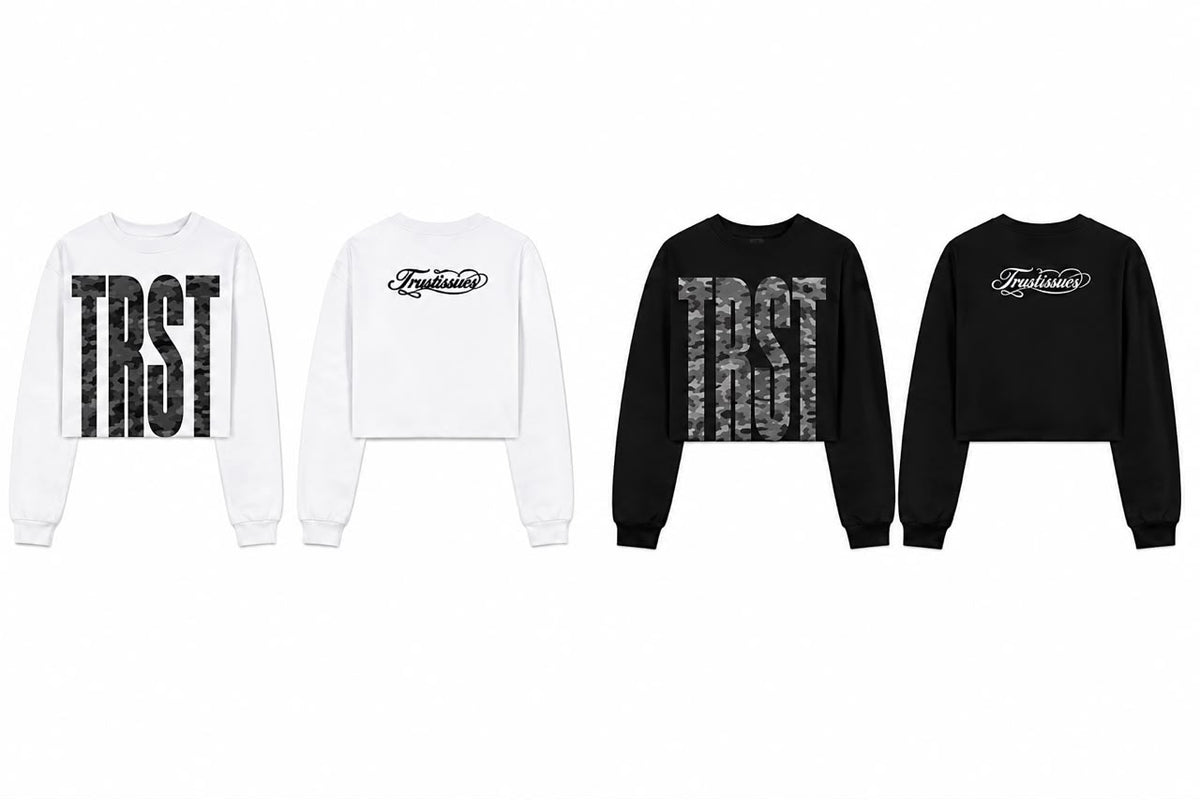 Long sleeve crop "TRST"