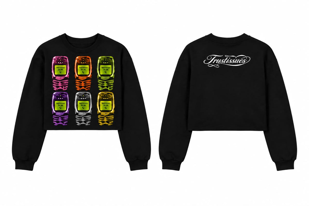 Sweatshirt "Trust Issues Calling"